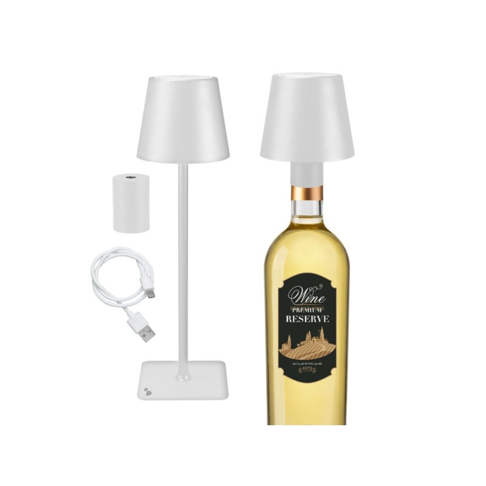 Beper Rechargeable Table Lamp 2 In 1 - White