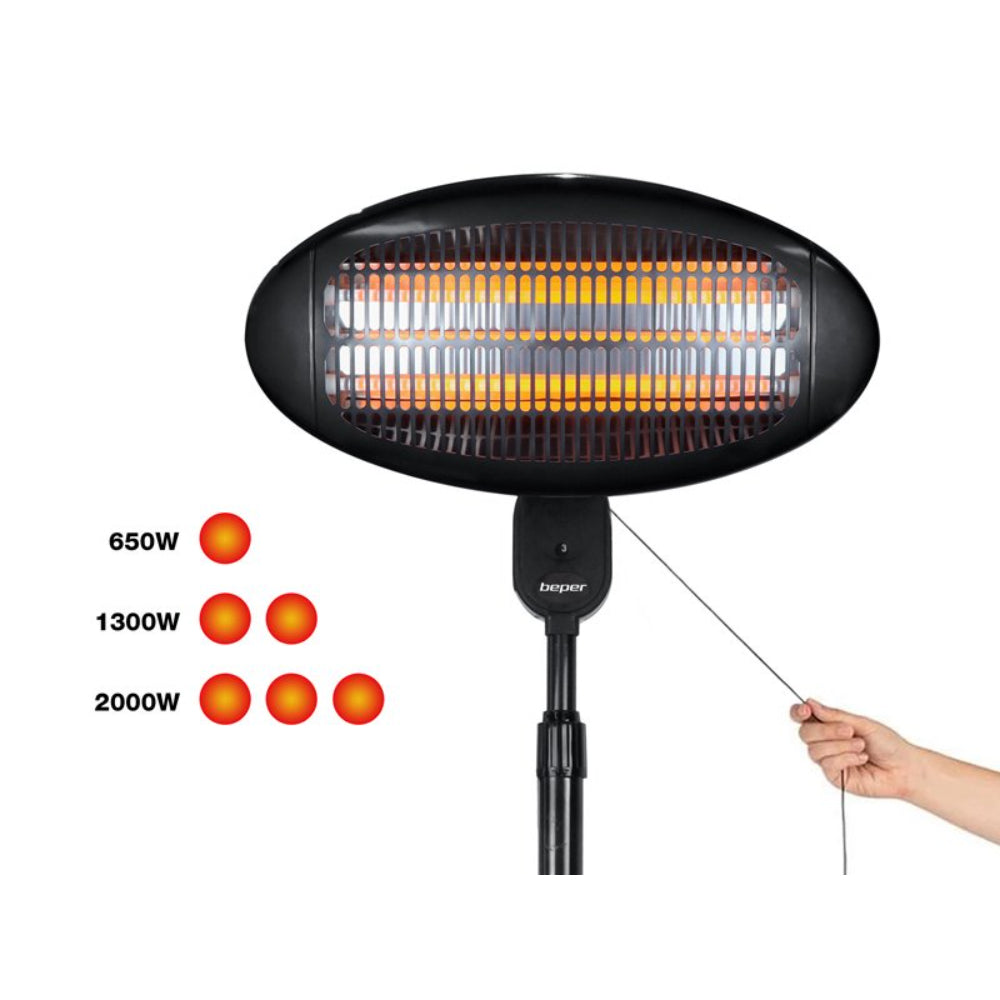 Beper Patio Quartz Heater With Floor Stand