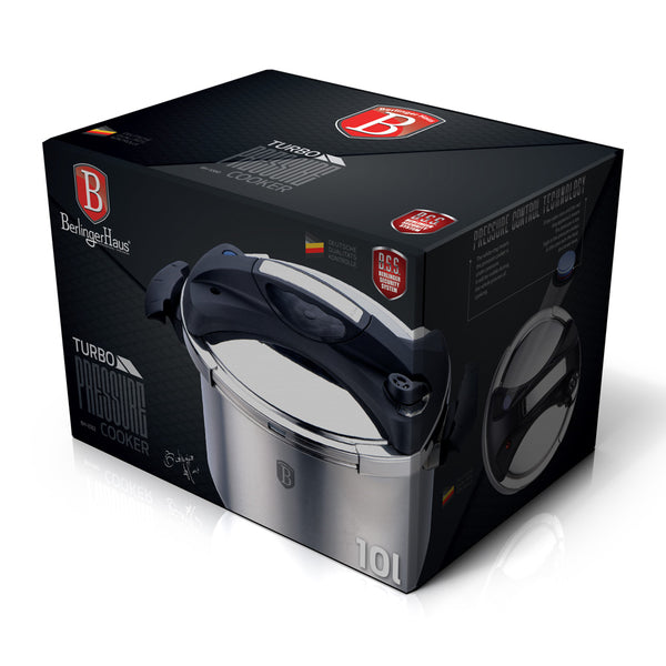Berlinger Haus 10L Turbo Pressure Cooker 18/10 Stainless Steel Induction