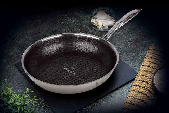 Berlinger Haus Eternal Stainless Steel Pan Non-Stick Scratch-Proof Inox 28cm