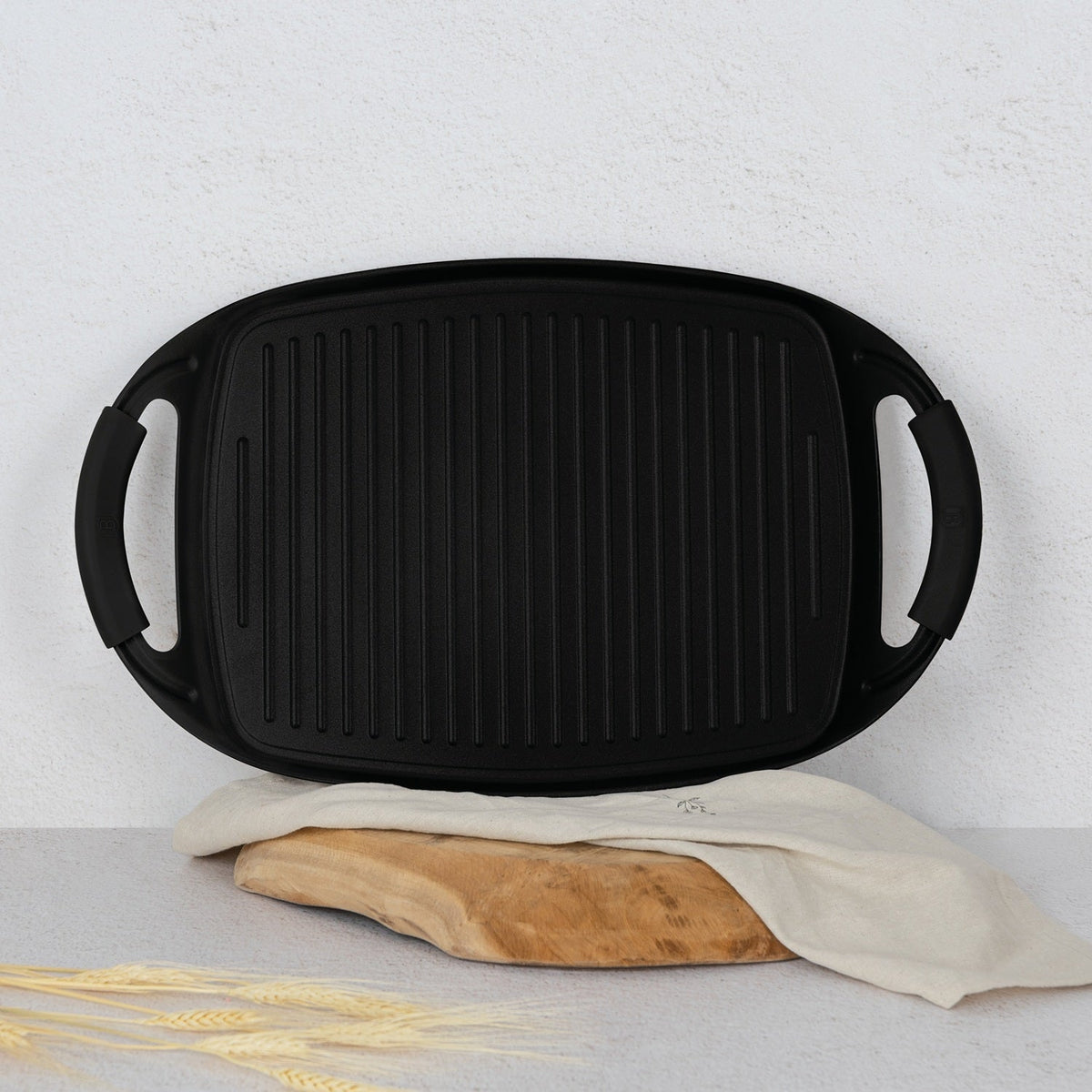 Berlinger Haus Black Matt Collection Grill Plate 47cm – Induction – view 5