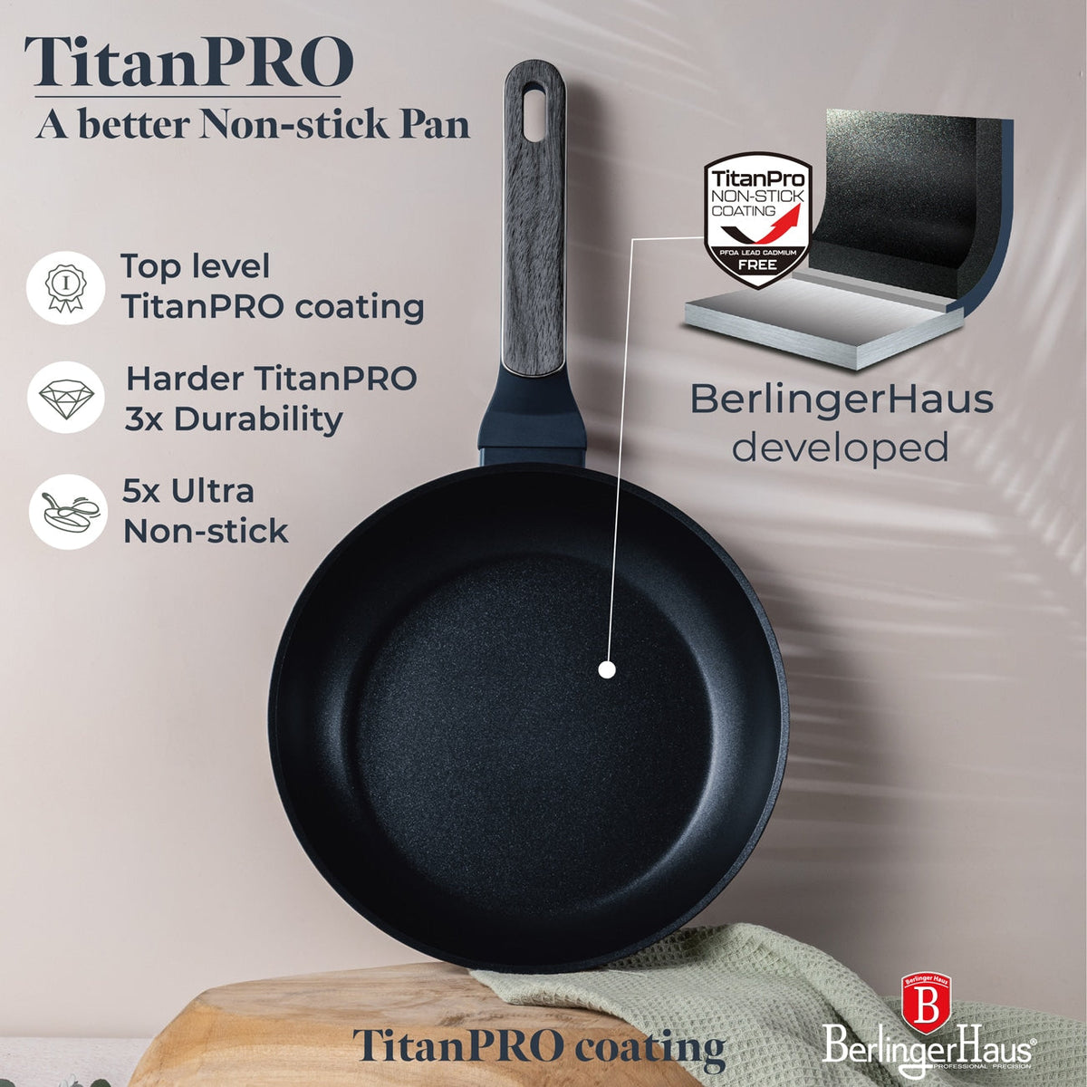 Berlinger Haus Deep Sea Collection Frypan 24cm – view 8