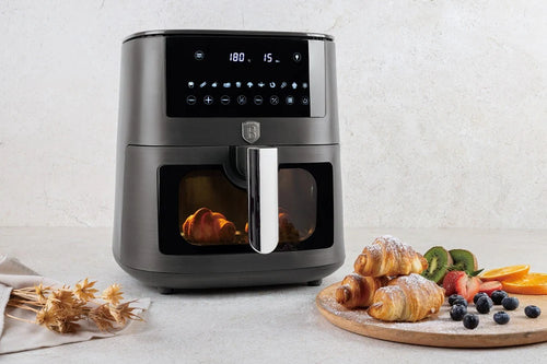 Berlinger Haus 8L Air Fryer 1650W Visible Window Anthracite BH9609