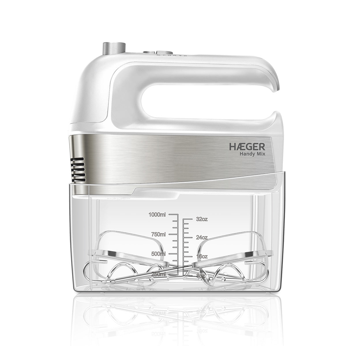 Haeger Hand Mix Hand Mixer With Measuring Cup