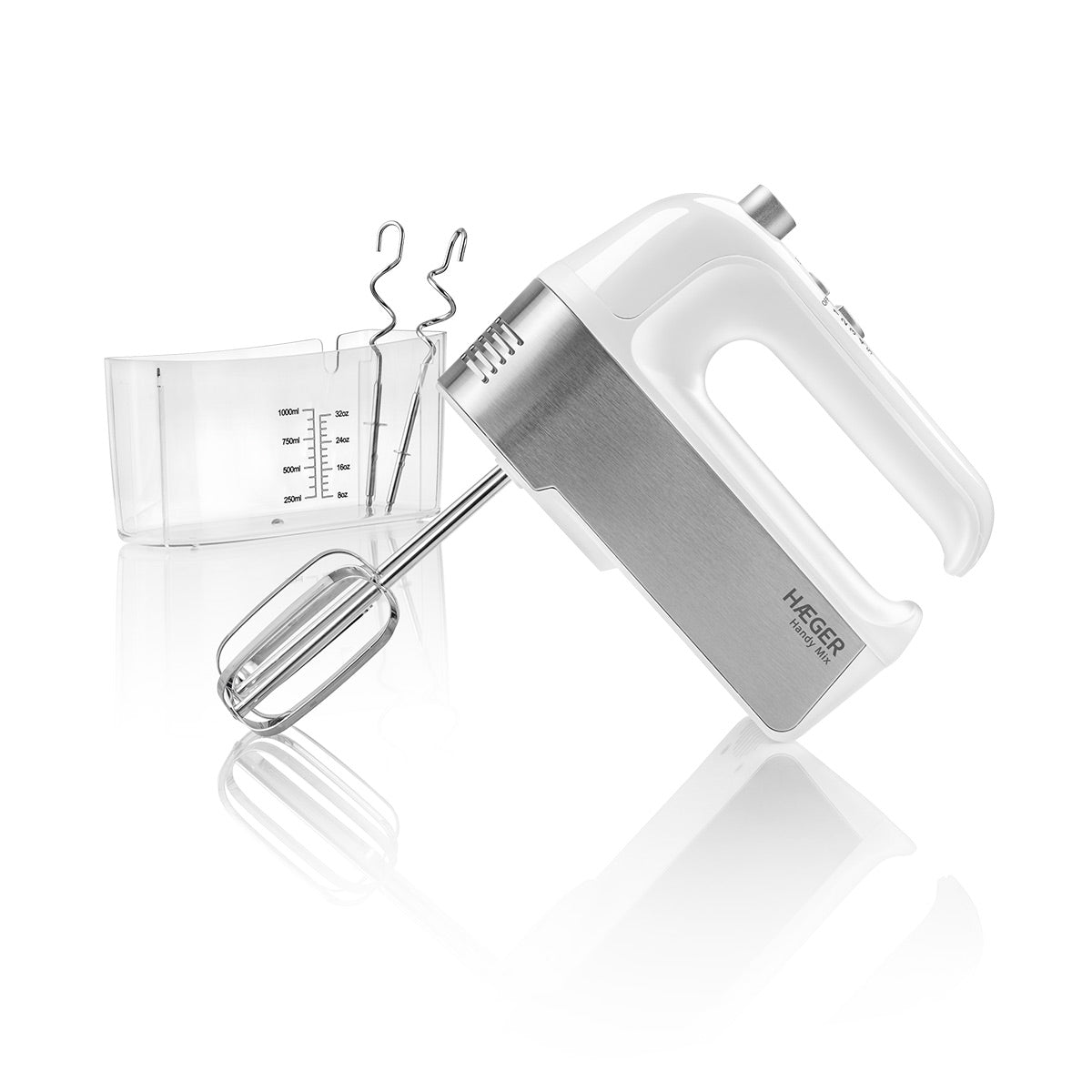 Haeger Hand Mix Hand Mixer With Measuring Cup