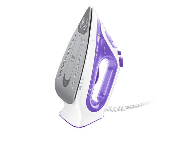 Braun Texstyle 3 Steam Iron 2350W Freeglide 3D Super Ceramic Purple Si3042