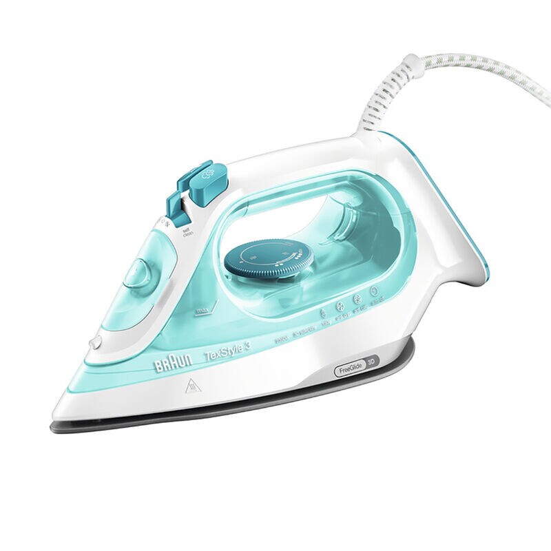 Braun TexStyle 3 Steam Iron 2350W Turbo Mode Auto-Off Green SI3043