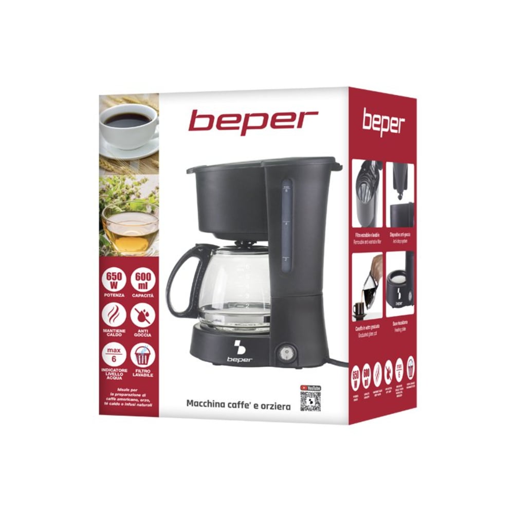 Beper Drip Coffee and Barley Machine 600ML – Buy in Lebanon
