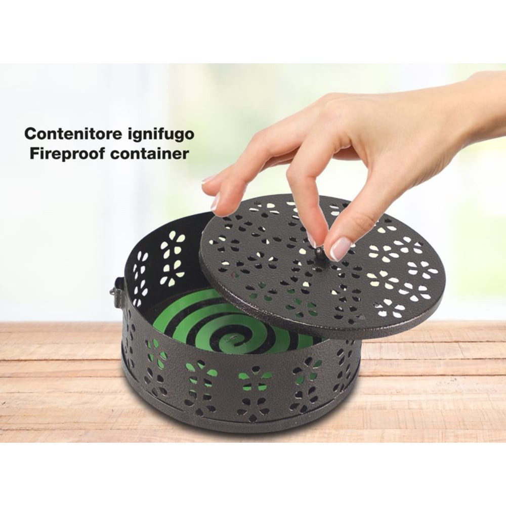 Beper Stainless Steel Mosquito Coil Holder, Mosquito Coil Holder, Safe