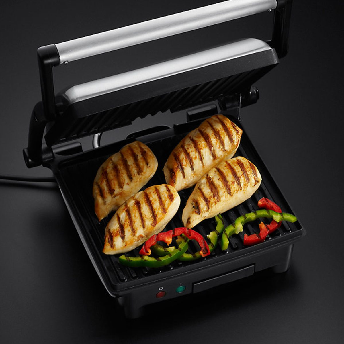Russell Hobbs Cook@Home 3-in-1 Panini Maker Grill & Griddle Non-Stick 1800W