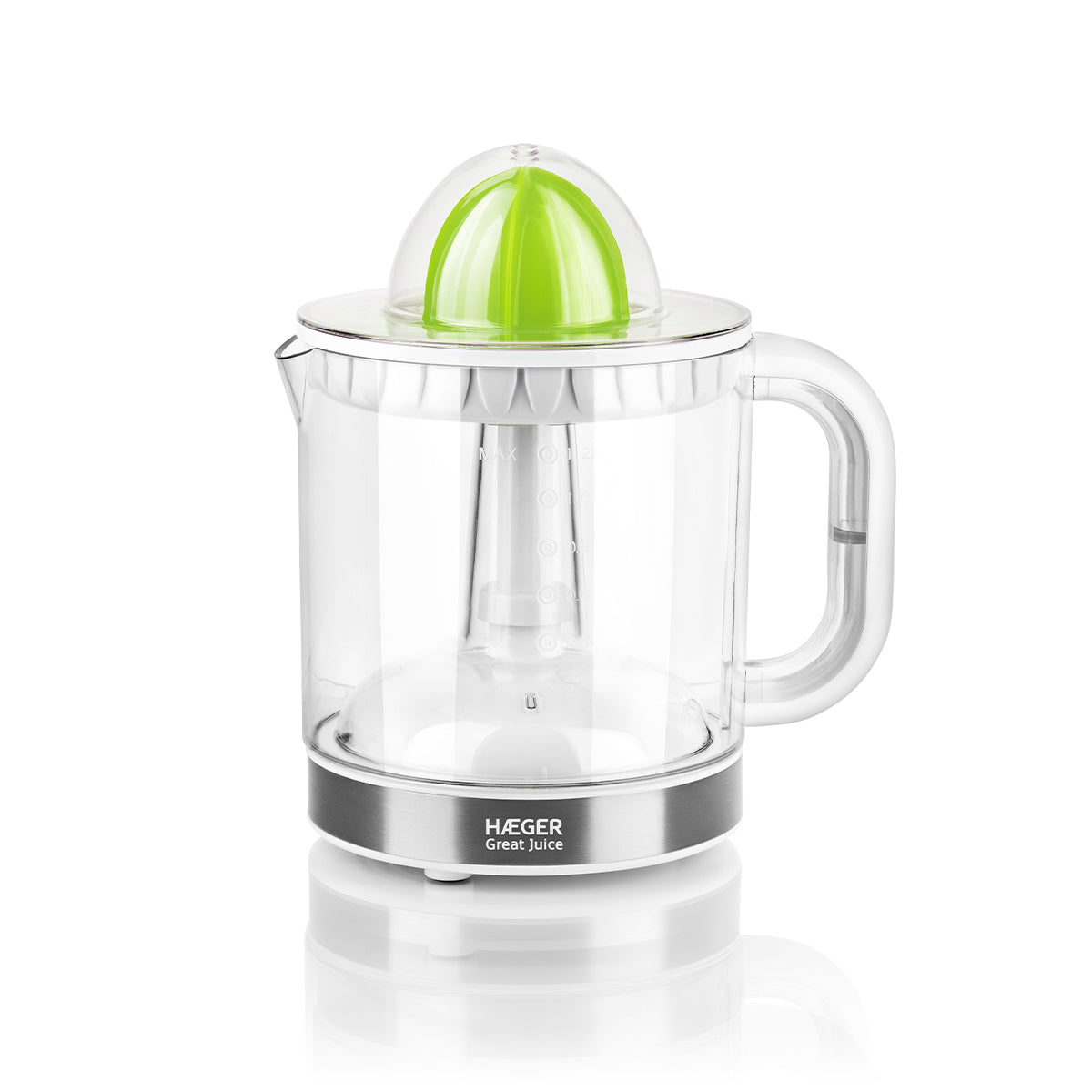 Haeger Citrus Juicer Great Juice White 1.2 Litres