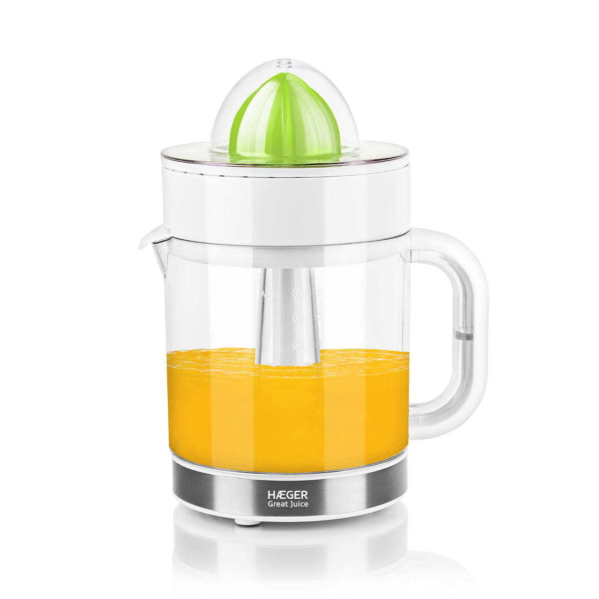 Haeger Citrus Juicer Great Juice White 1.2 Litres