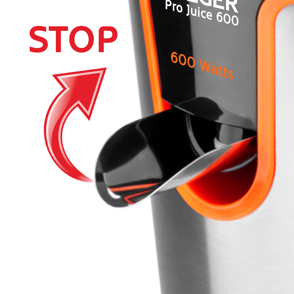 HAEGER Citrus Juicer Pro Juice 600 600W | Stainless Steel Design