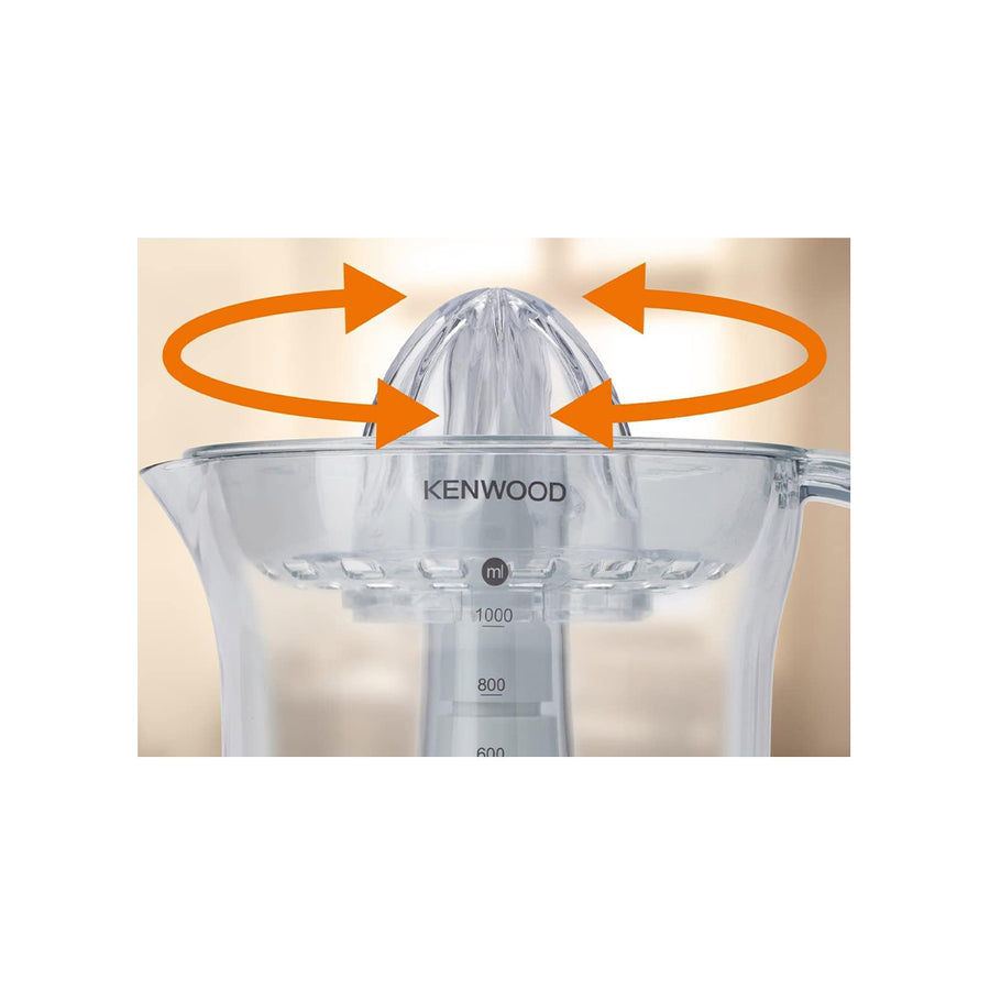 Kenwood Citrus Press JE280 40W Two-Way Rotation 1L Juice Jug Spout White