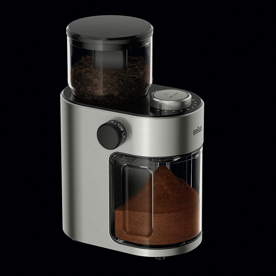 Braun Burr Coffee Grinder 110W 15 Grind Settings 220g Bean Container KG7070