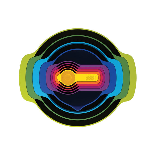 Joseph Joseph Nest 9 Plus 9-Piece Food Preparation Set - Multicolour