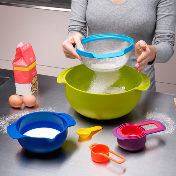 Joseph Joseph Nest 9 Plus 9-Piece Food Preparation Set - Multicolour