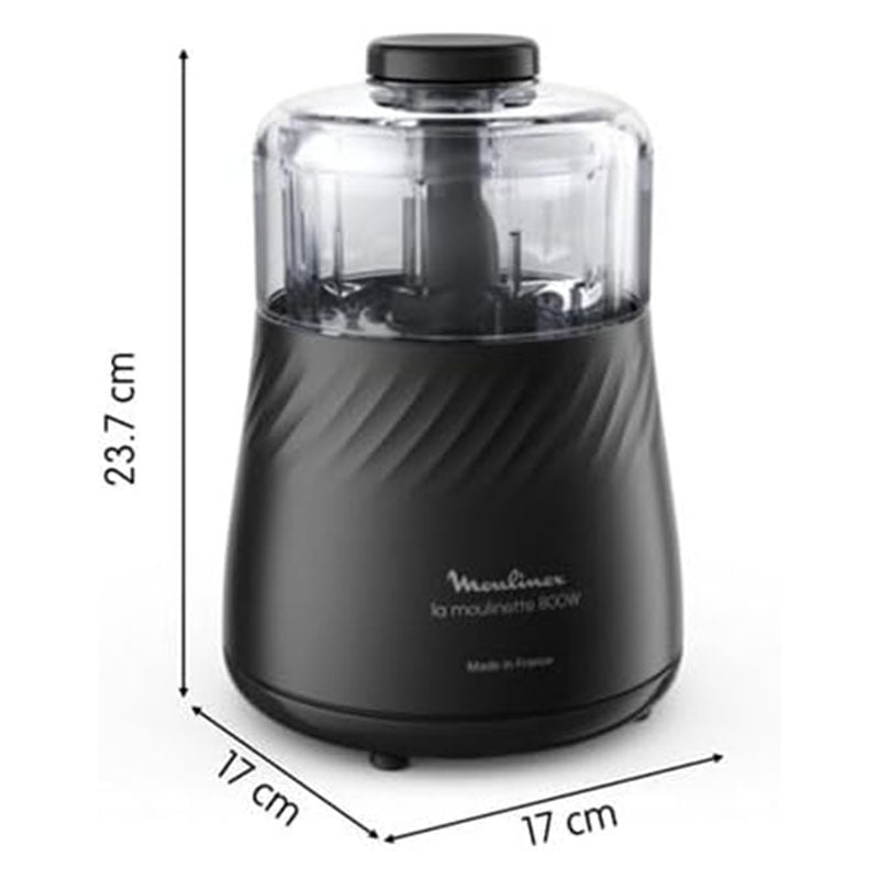 Moulinex DP712827 La Moulinette Chopper 1000W, 500ml, Black