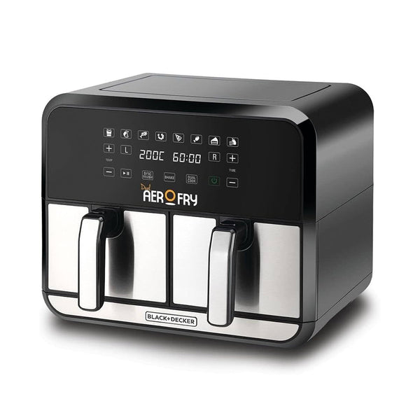 Black+Decker Dual Zone Air Fryer DZAF1700-B5 – 4L+4L, 1700W