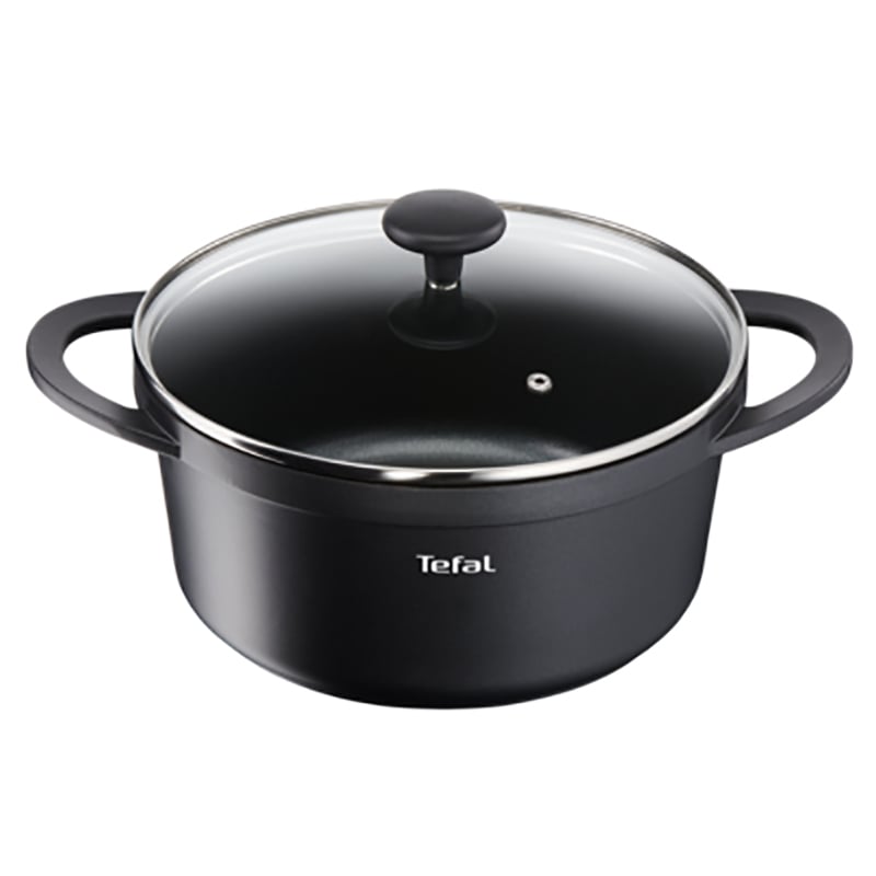 Tefal Trattoria - Stewpot 24Cm + Glass Lid