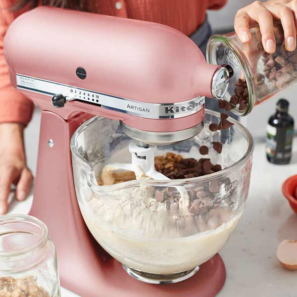 Kitchenaid 4.8L Tilt-Head Stand Mixer Artisan Dried Rose