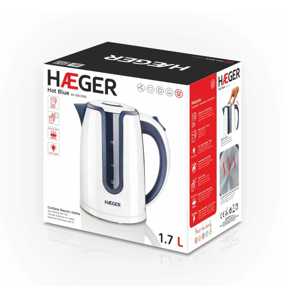 Haeger Jarro Kettle 1,7 L 2200 W