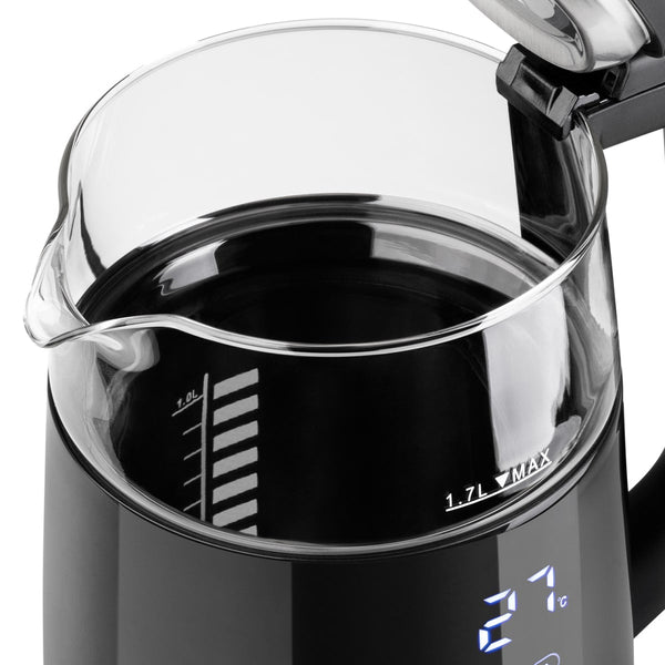 HAEGER Digiglass Digital Electric Kettle 1.7L 2200W Double-Wall Glass EK-DIG.028A