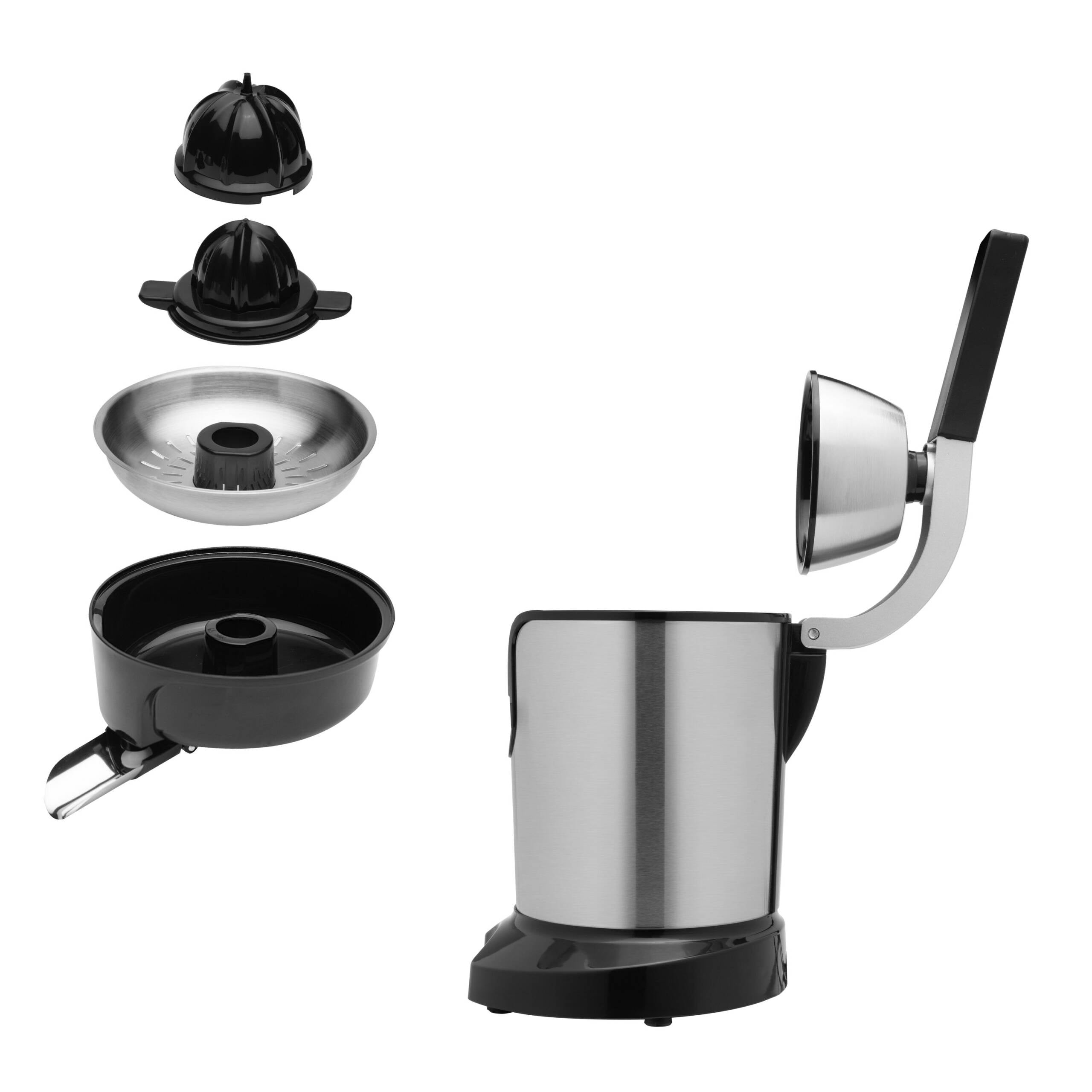 Sogo SS-5195 Professional Citrus Juicer - High Power 600W - Stainless Steel with Press Handle