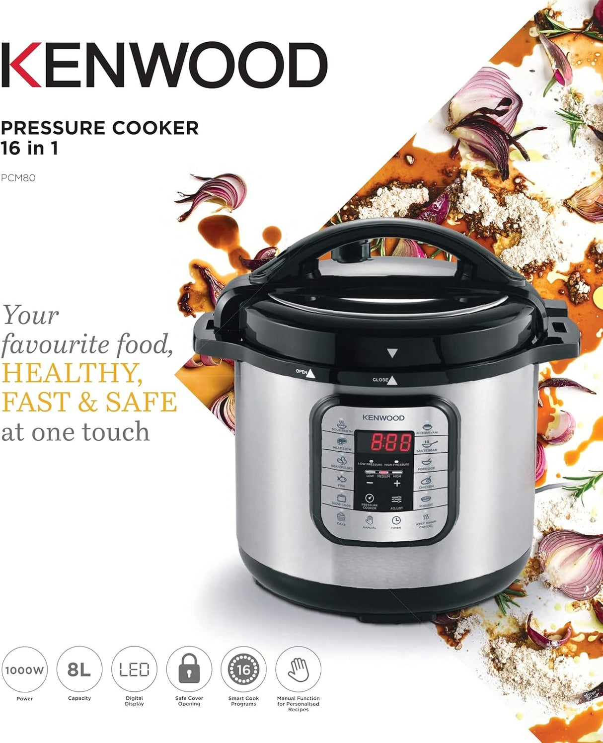 Kenwood Electric Pressure Cooker 8L