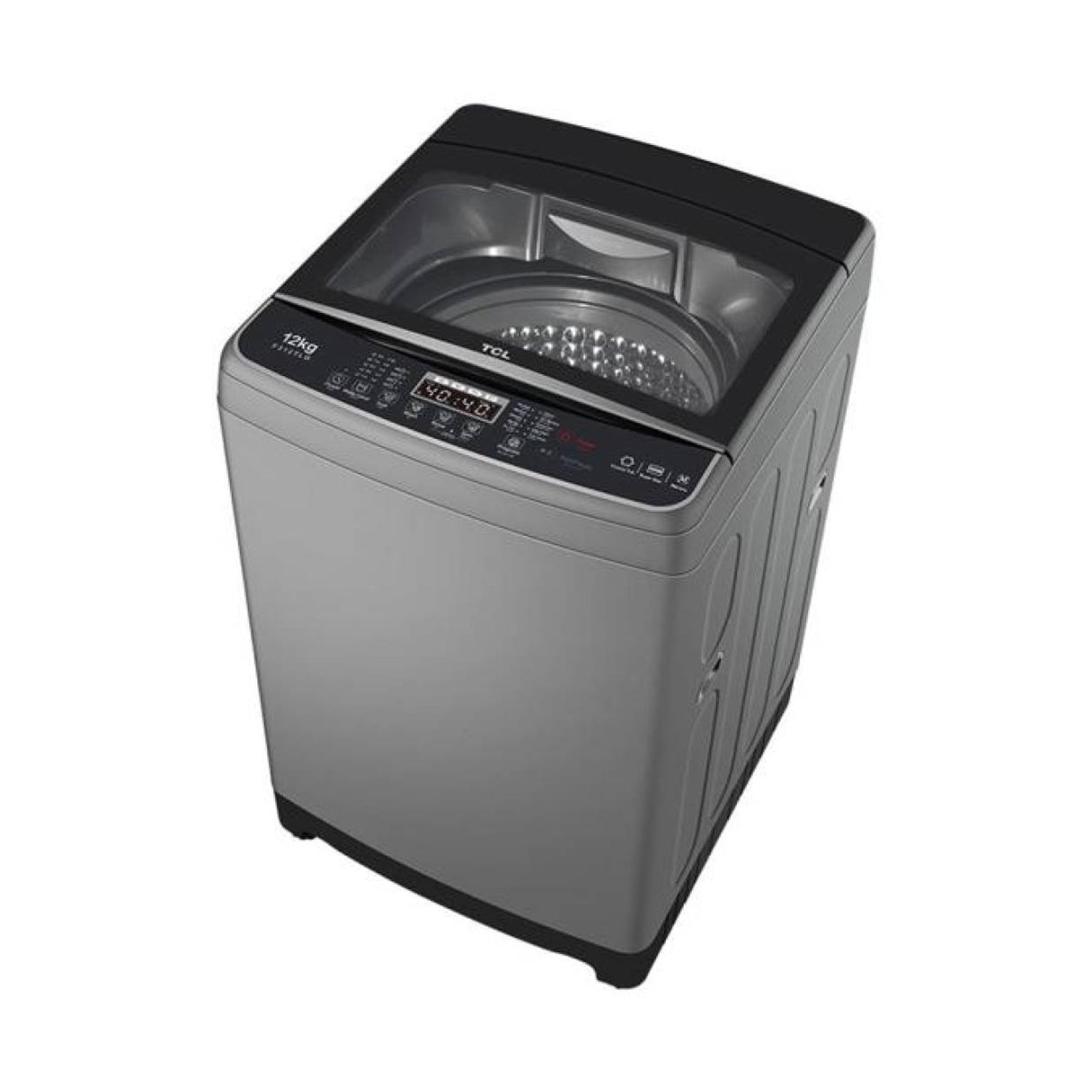 Tcl Washer 18 Kg Top Load With Pump Grey