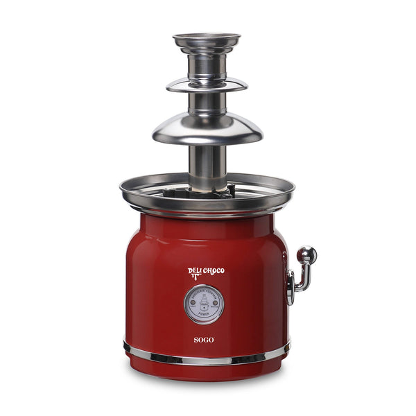 Sogo SS-11970 Electric Chocolate Fountain - 3-Tier Stainless Steel Waterfall