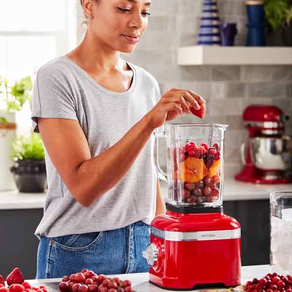 Kitchenaid Blender 1.4L With Glass Jar Empire Red