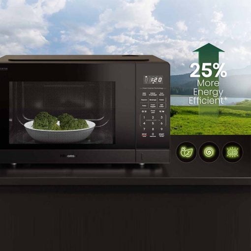 Hisense 42L Inverter Microwave (1100W, Grill, Dark Stainless)