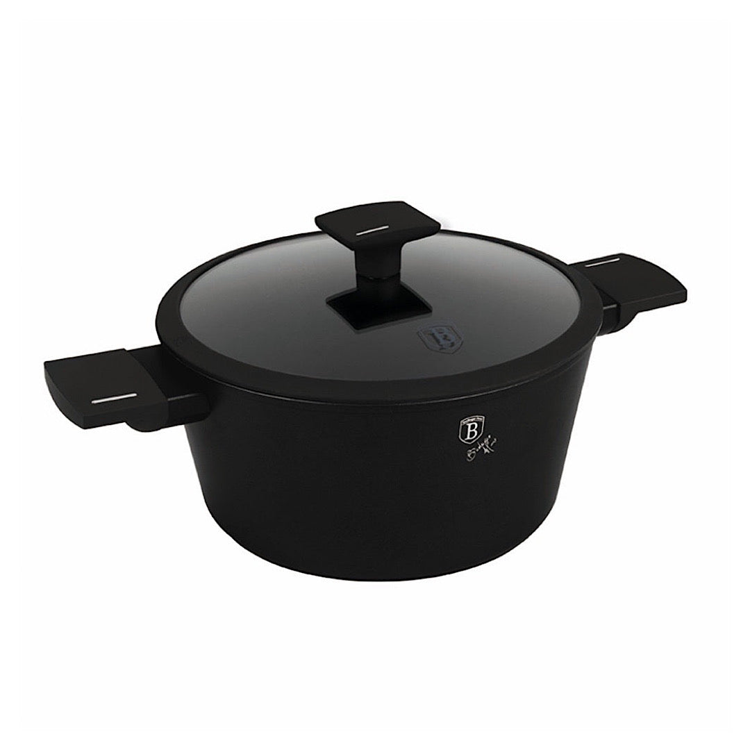 Berlinger Haus Black Matt Collection Casserole 20cm – With Lid