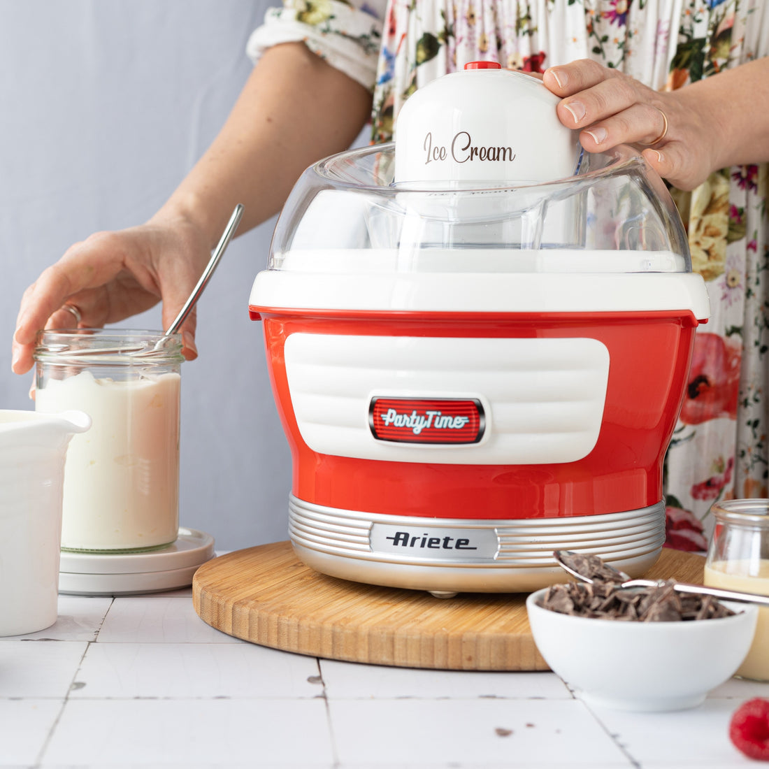 Ariete Ice Cream Maker – 12W, Home Ice Cream Machine