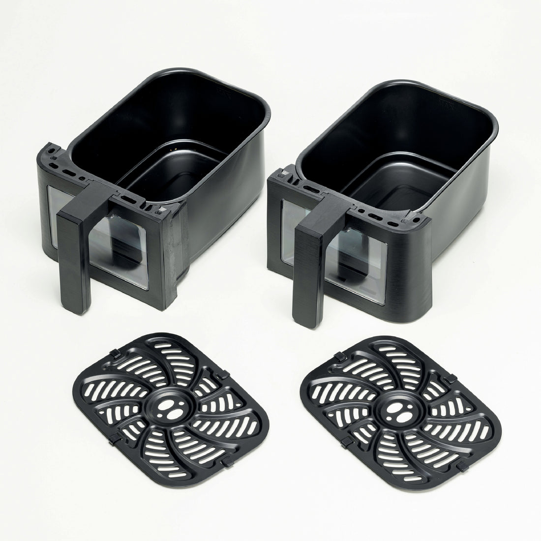 Ariete Dual Air Fryer – 9L, 2400W, Black / Pink Gold, Window Door