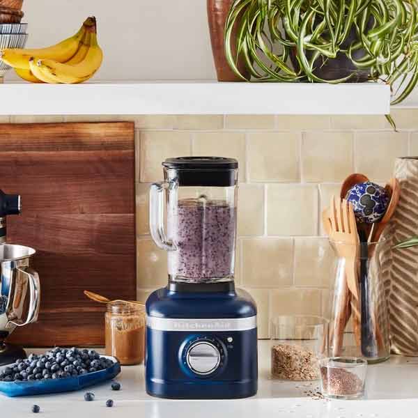 Kitchenaid Blender 1.4L With Glass Jar Ink Blue