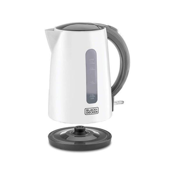 Black & Decker Kettle JC70-B5 1.7L 2200W White Cordless Fast Boiling Teapot