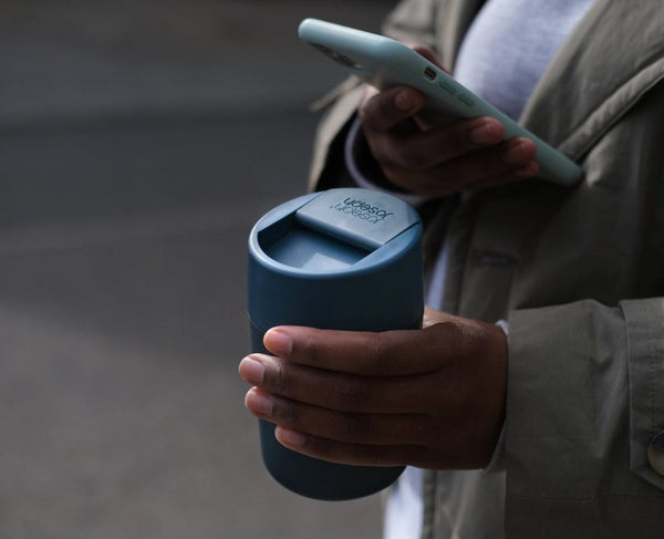 Joseph Joseph Sipp 81132 Large Travel Mug 454ml Blue With Hygienic Flip Lid