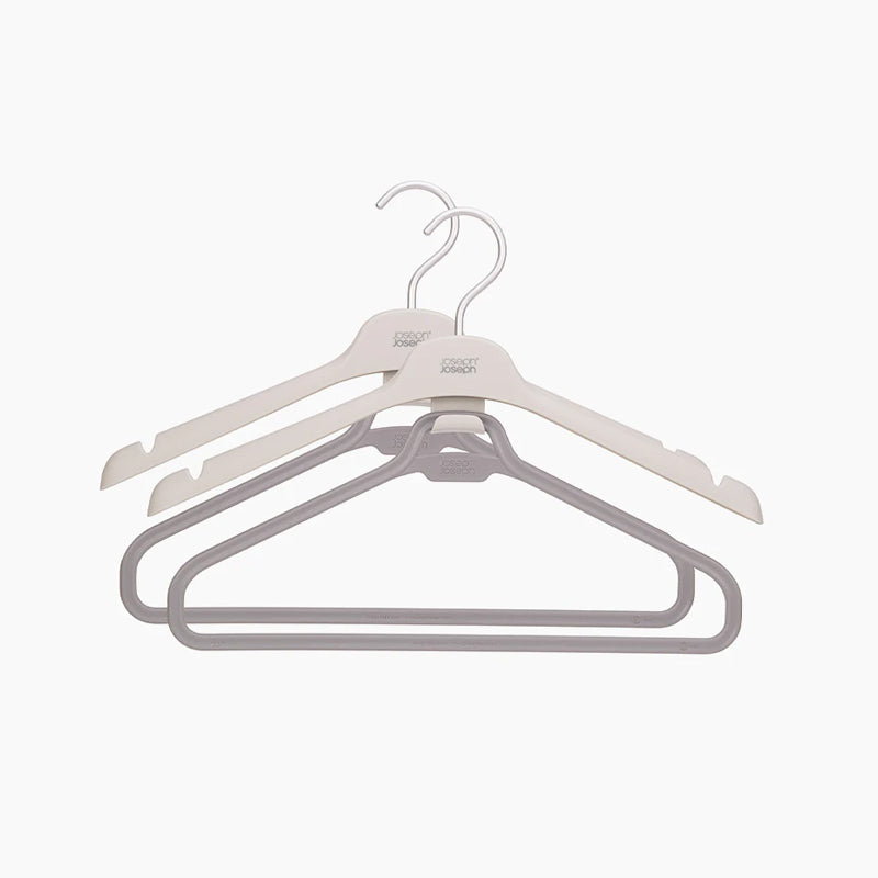 Joseph Joseph Orderly long garment hangers ecru