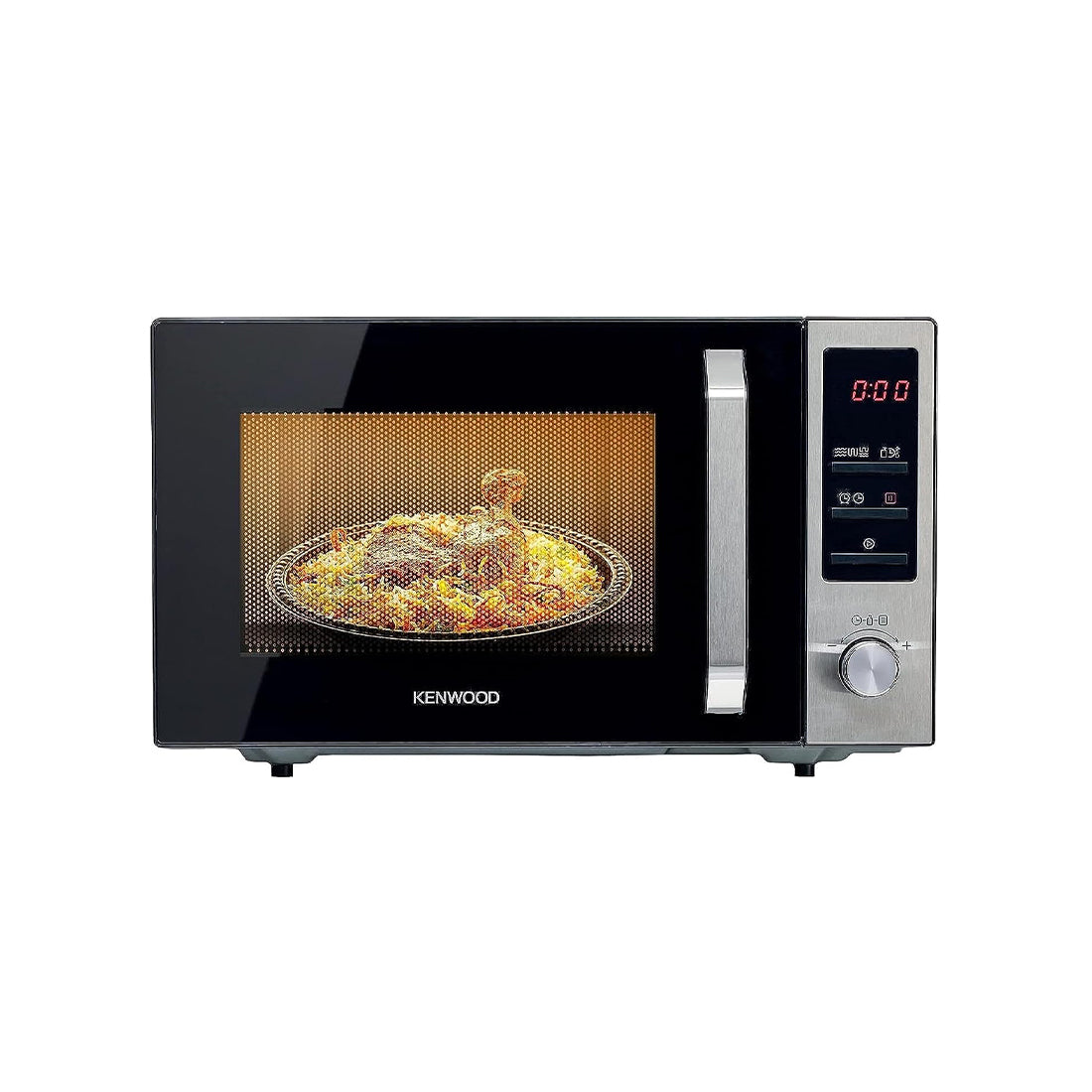 Kenwood Microwave MWM25.000BK 25L 800W With 1000W Grill Digital 8 Auto Menus