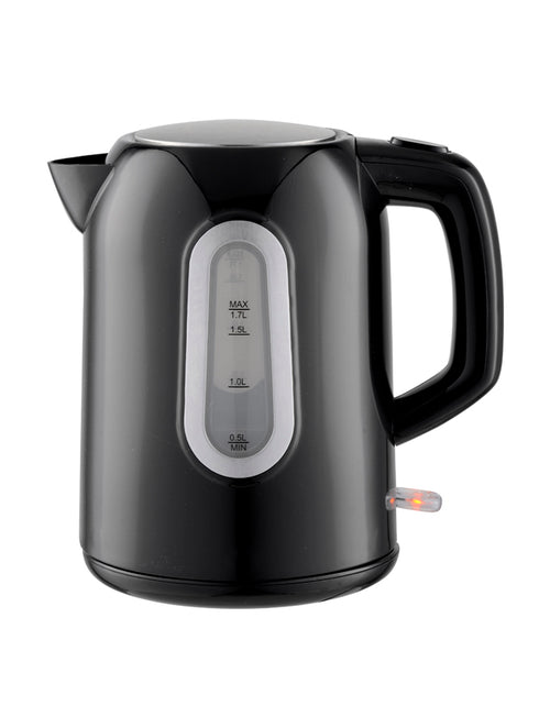 Campomatic Vintage Electric Kettle 2200W Rapid Boil 1.7L Retro Design Black