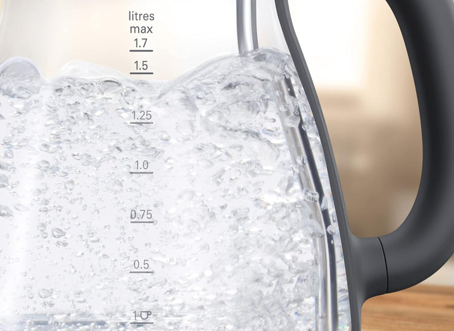 Kenwood Glass Kettle ZJG112CL 2200W 1.7L Illuminated Cordless Fast Boil