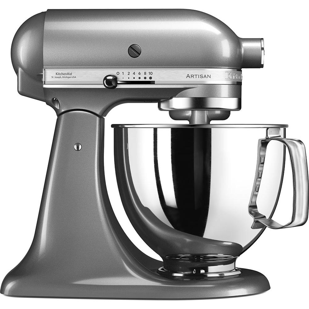 Kitchenaid Artisan 4.8L Pastry Robot, Tilt Head Stand Mixer - Contour Silver