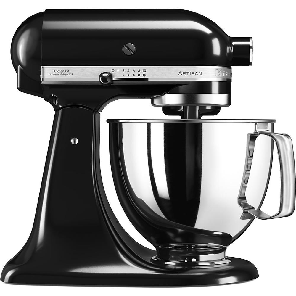 Kitchenaid Artisan 4.8L Pastry Robot, Tilt Head Stand Mixer - Onyx Black