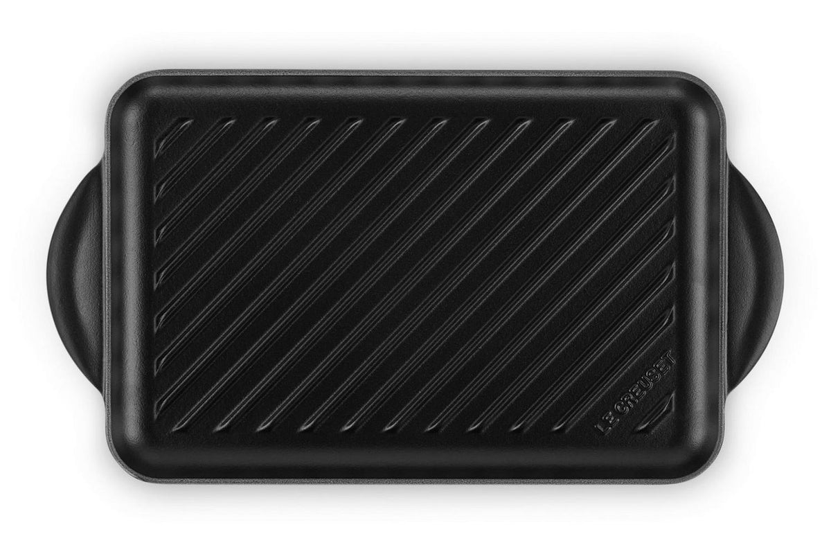 Le Creuset Traditional Rectangular Grill 32x22cm Satin Black
