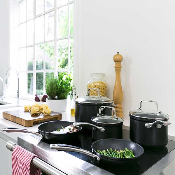 Kitchenaid Hard Anodised Casserole With Glass Lid 2L