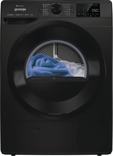 Gorenje Dryer Condenser 8Kg Heat Pump Wifi Black