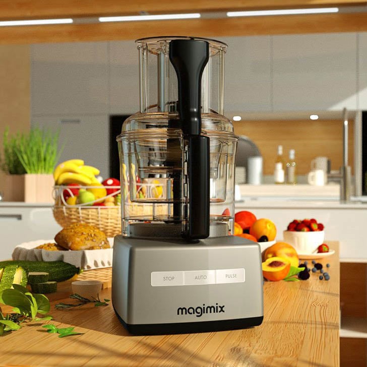 Magimix Compact 3200 XL Food Processor 650W Chrome MX3200CHXL