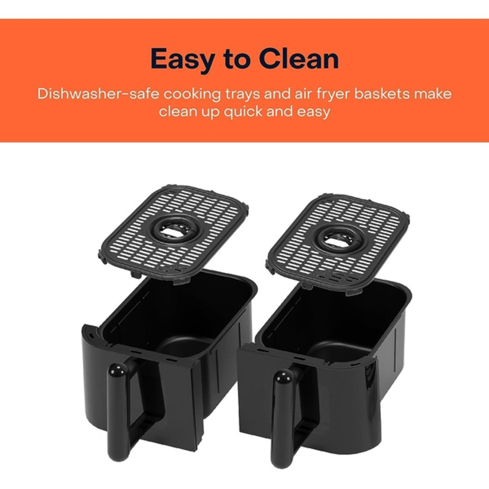 Nutricook Air Fryer NC-AFD185V 2400W 8.5L Duo 2 Vision Dual Split Oven Box